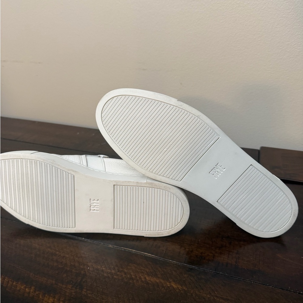 Frye White Leather Men's Loafers - Picture 3 of 8